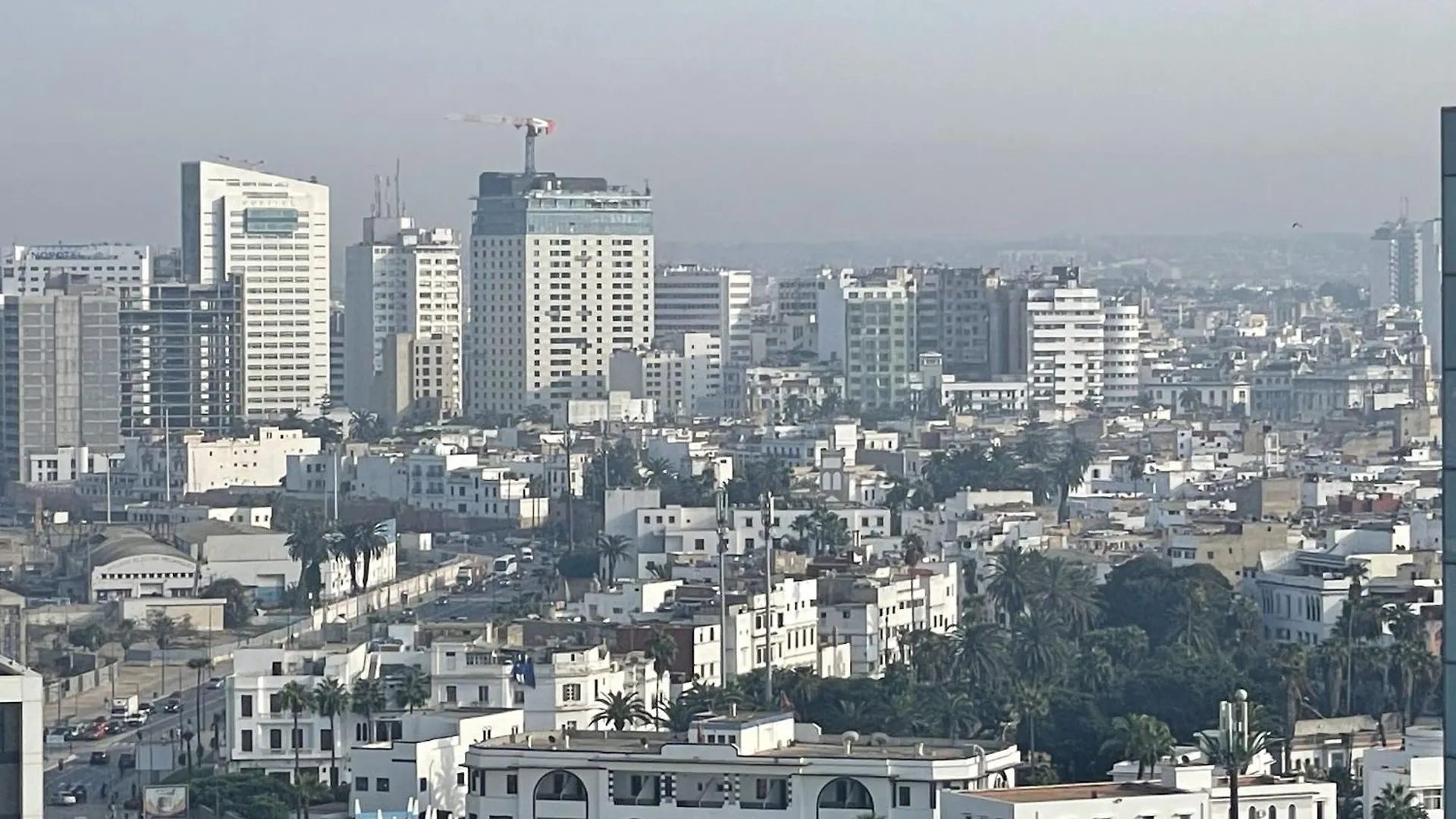 Panoramic View From 14Th Floor Apartment Casablanca Morocco