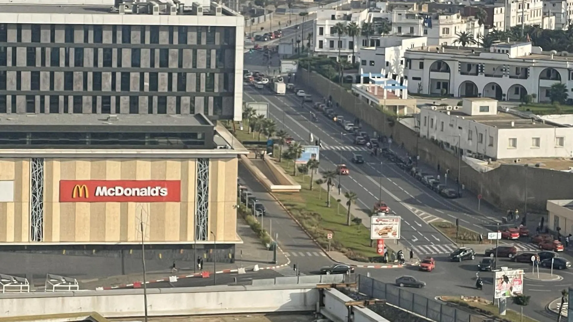 Panoramic View From 14Th Floor Apartman Casablanca Marokkó