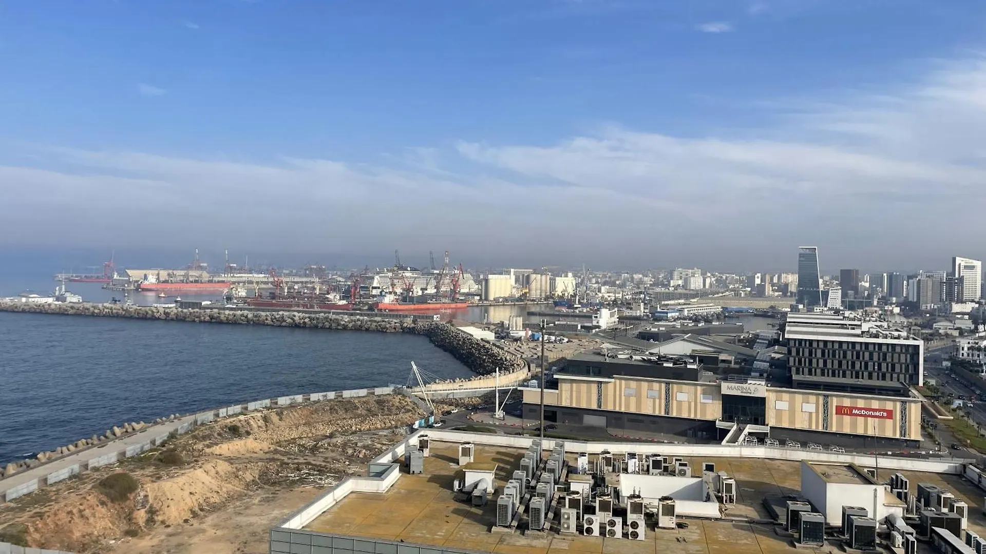 Panoramic View From 14Th Floor Apartman Casablanca